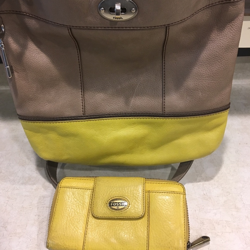 Fossil purse and wallet